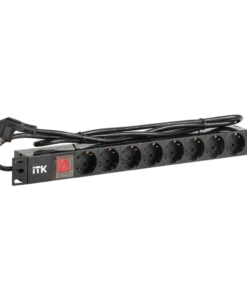 Thanh nguồn PDU ITK 8 ổ cắm Schuko Model PH12-8D1-P