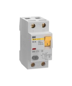 RCCB IEK KARAT MDV20-2-063-030 2P 63A 30mA 6KA TYPE AC