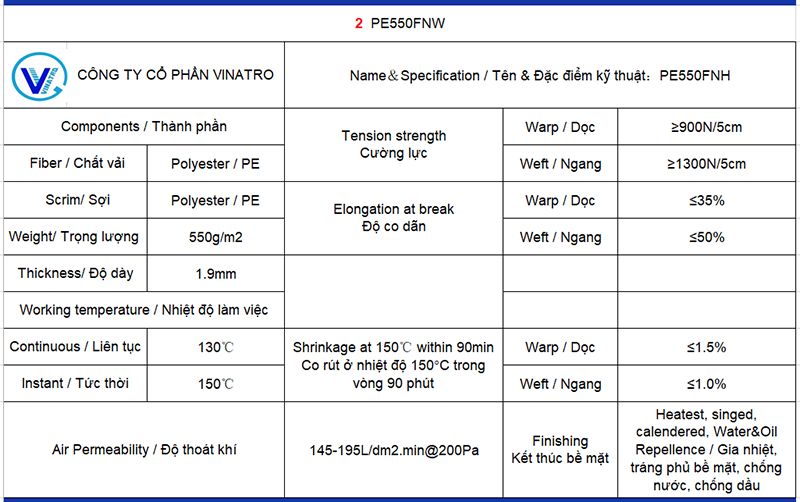 Túi lọc bụi PE chống ẩm, chống dầu - Ảnh 4