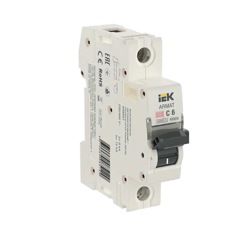 MCB IEK ARMAT M06N 1P 6A 6KA TYPE C