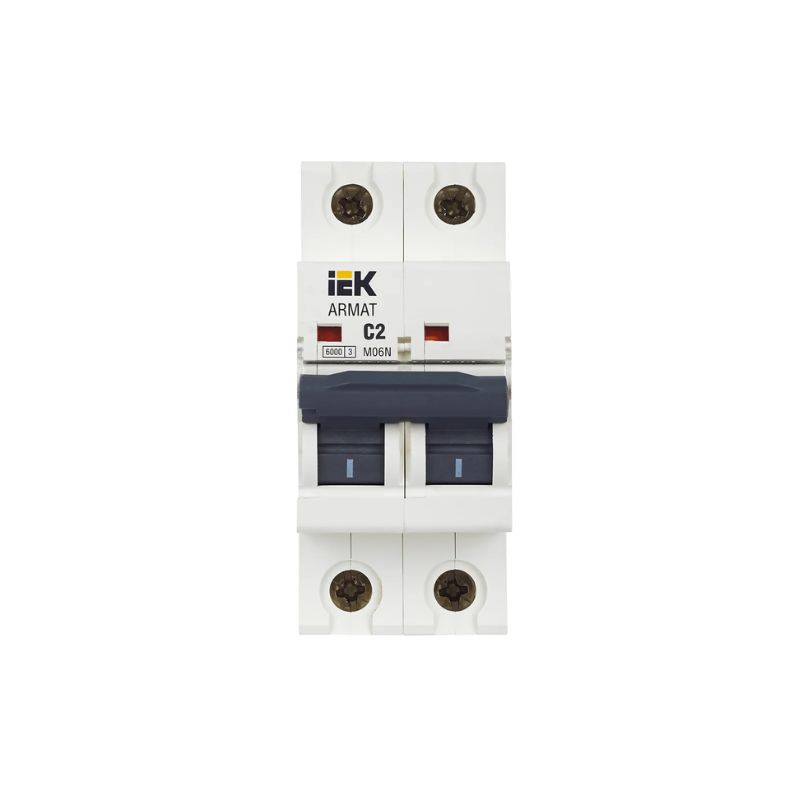 MCB IEK ARMAT M06N 2P 2A 6KA TYPE C - Ảnh 2