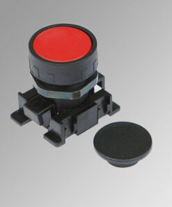 Nút nhấn lớn kèm đĩa đỏ/đen – Fat Push Button W0351000011
