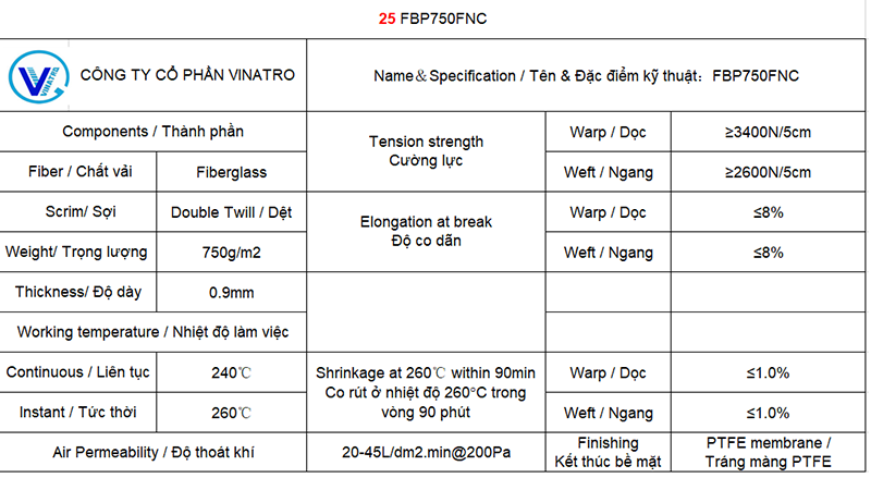 Túi lọc bụi chịu nhiệt Fiberglass - Ảnh 2