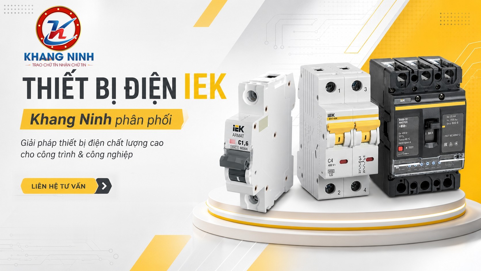 Thiết bị điện IEK - Khang Ninh phân phối