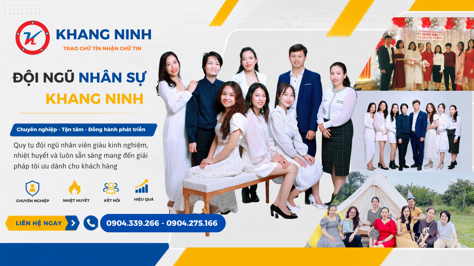 Đội ngũ nhân sự Khang Ninh